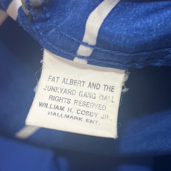 Platinum FUBU Fat Albert XXL Blue Graphic Button-Up Shirt Hip Hop 2000s Streetwe - Picture 14 of 14